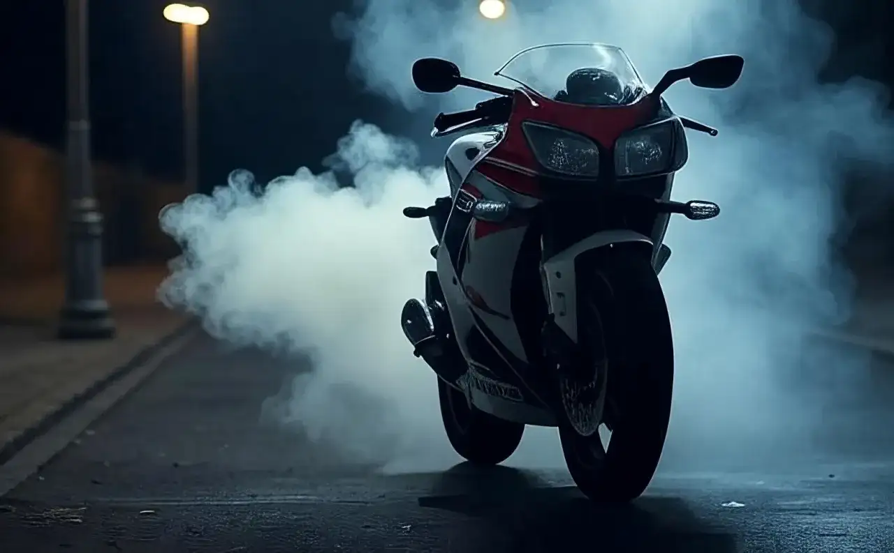 Moto echa humo blanco y huele a quemado - guía para detectar la avería
